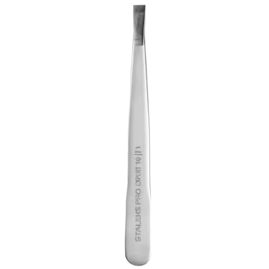 STALEKS PRO EXPERT 10 TYPE 1 EYEBROW TWEEZERS WIDE STRAIGHT EDGE TE-10/1- STALEKS™-0