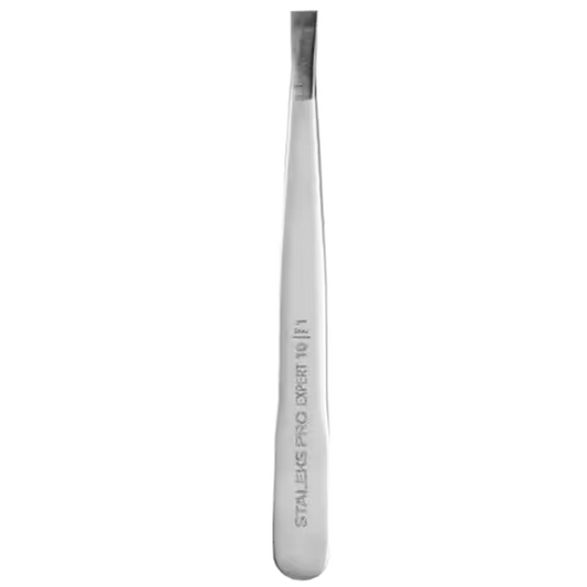 STALEKS PRO EXPERT 10 TYPE 1 EYEBROW TWEEZERS WIDE STRAIGHT EDGE TE-10/1- STALEKS™-0