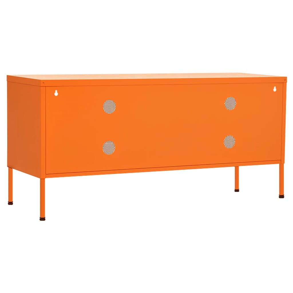 vidaXL TV Stand TV Unit Sideboard Home TV Console Media Unit Cupboard Steel-1