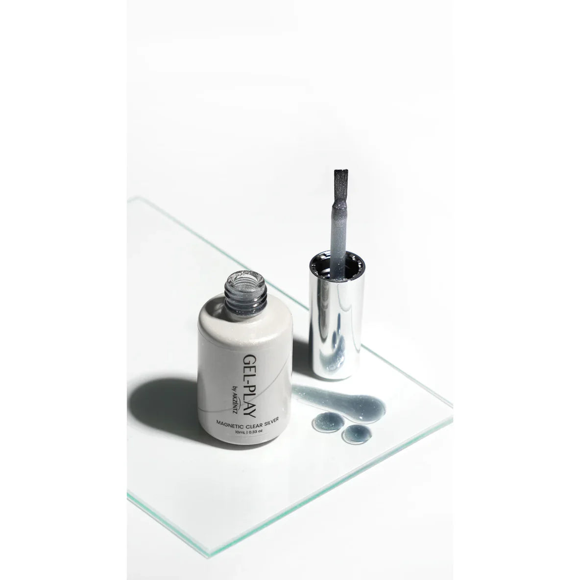 Gel Play Magnetic Clear Silver-2