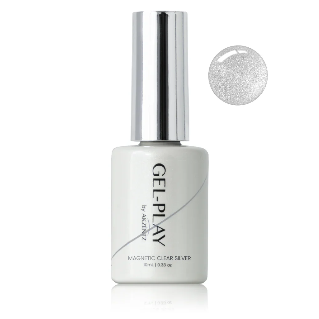 Gel Play Magnetic Clear Silver-0