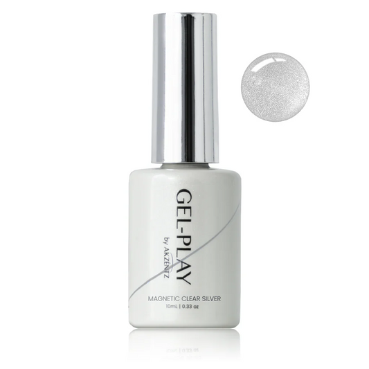 Gel Play Magnetic Clear Silver-0
