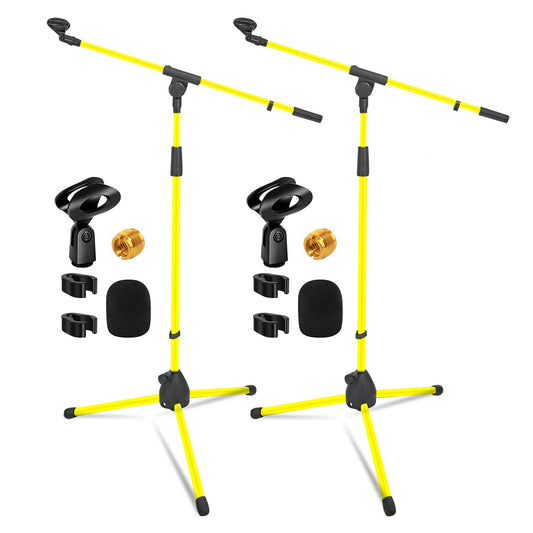 5Core Tripod Mic Stand 2Pcs Adjustable Holder Floor Microphone Boom Arm-0
